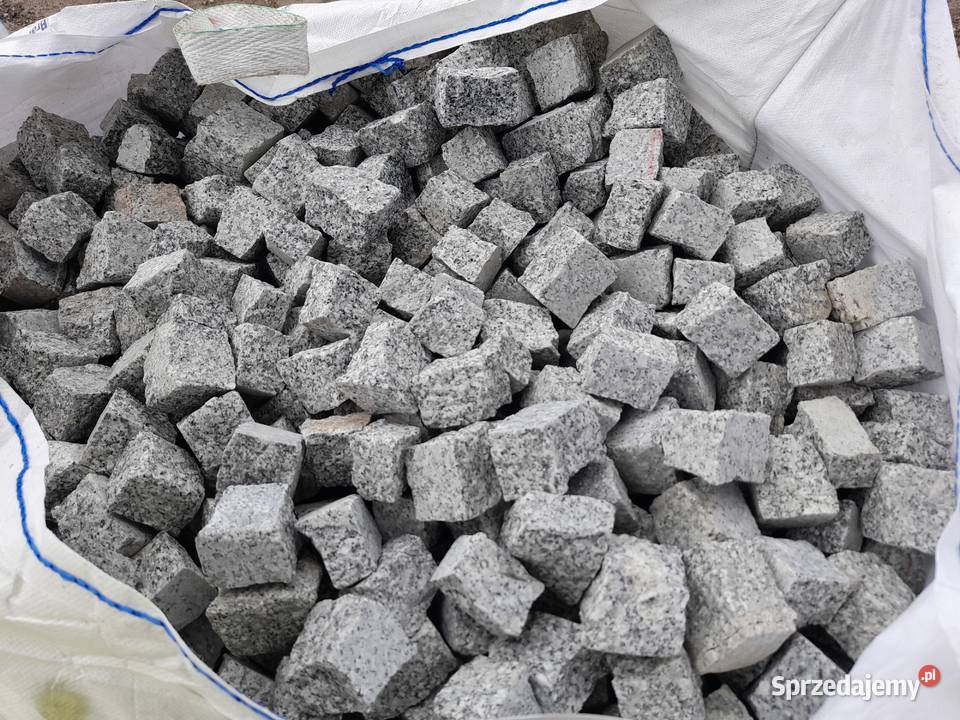 Kostka Piaskowiec Czerwony łupana 6x8 Kostka brukowa Sieradz