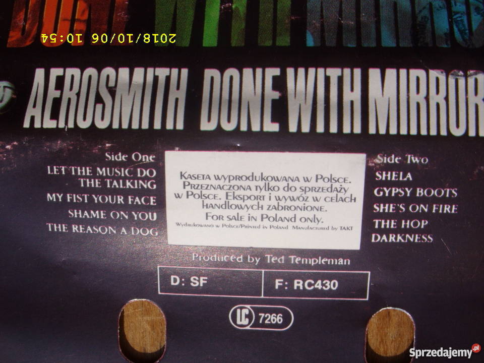 ROCK kaseta AEROSMITHDONE WITH MIRORS Wołów