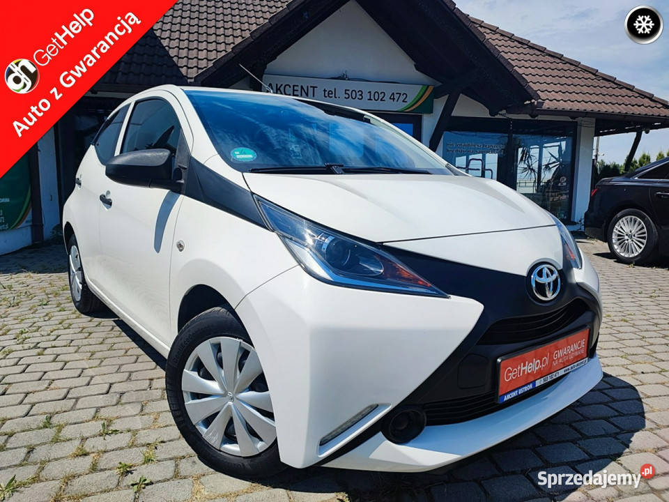 Toyota Aygo AYGO 10 x oryginał lakier II 2014 isofix śląskie Ustroń sprzedam