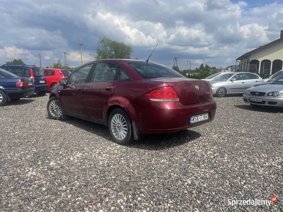 Fiat Linea 14Benz LPG Klima Alu 2009r Sedan / Limuzyna podlaskie Rutki-Kossaki