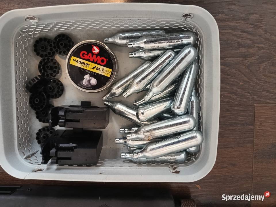 Wiatrówka Crosman na CO2 magazynki naboje śrut Łódź sprzedam