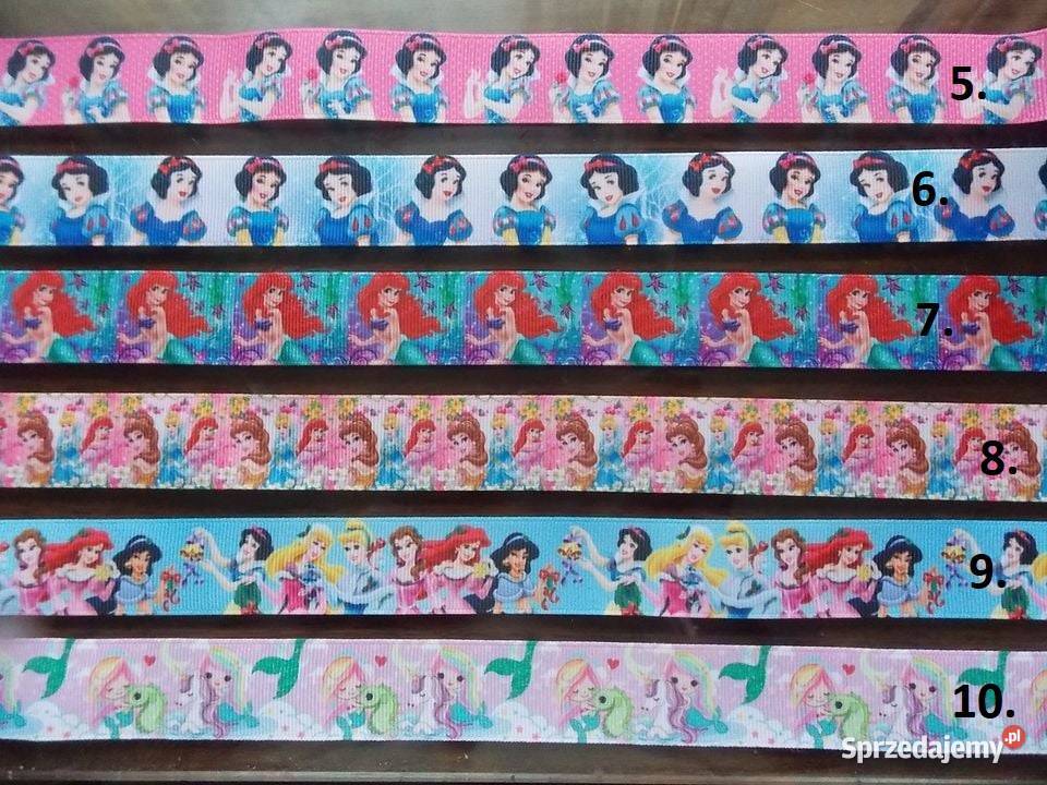 Wstążki rypsowe bajkowe Disney 25 mm Nowy Sącz