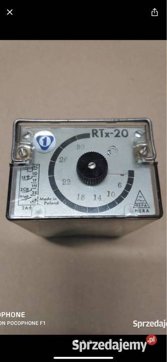 RTx20 Przekaźnik czasowy 380V 50Hz 06 sekund Gliwice sprzedam