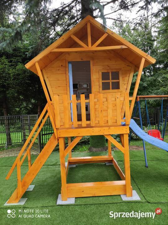 Domek drewniany plac zabaw dzieci Dębica