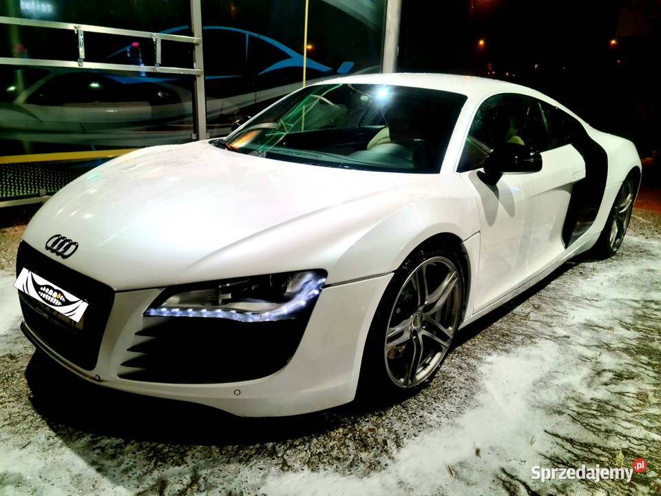 Audi R8 42 v8 Rtronic 4x4biala perła zamiana czujnik zmierzchu Wasilków