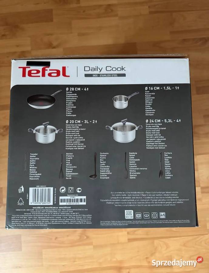 Zastaw garnków Tefal mazowieckie sprzedam