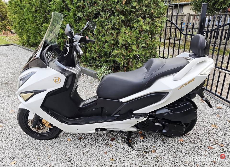 Skuter Daelim S300 2016r 11 Wtrysk LED Biała Motoryzacja Łask