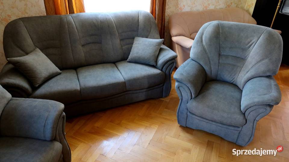 Piękny komplet wypoczynkowy Bologna sofa 3 os i