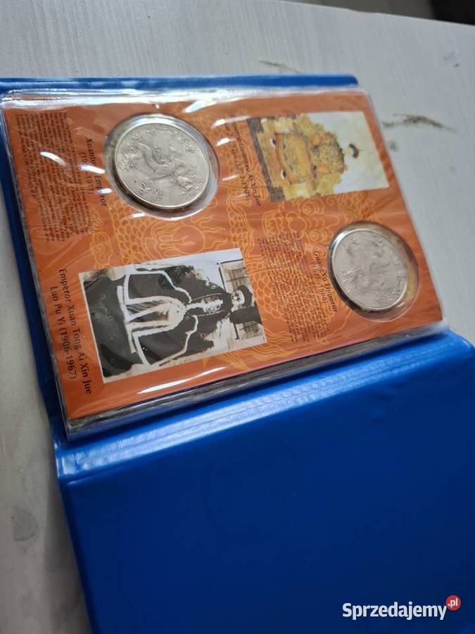 Chińskie monety kolekcjonerskie klaser opolskie Głogówek