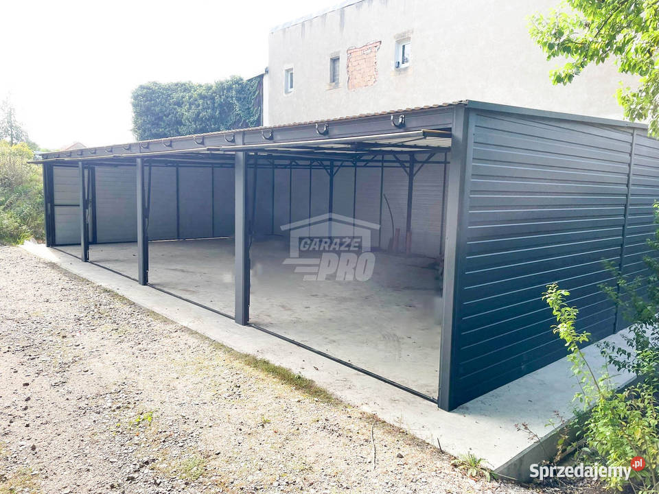 Rząd garaży Garaż blaszany 12x6m 4x brama wielkopolskie Chodzież sprzedam