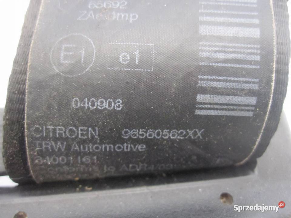 CITROEN C5 II 08r pas bezpieczeństwa prawy przód Pasy bezpieczeństwa sprzedam