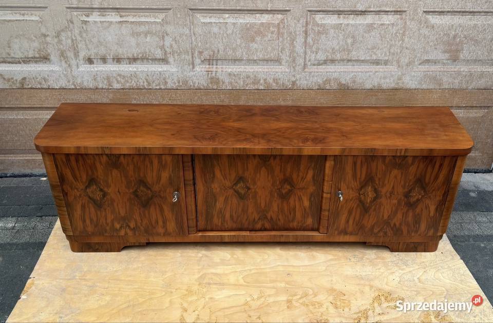 KomodaSzafka RTV Orzech 180 Art Deco Antyk mazowieckie Warszawa sprzedam