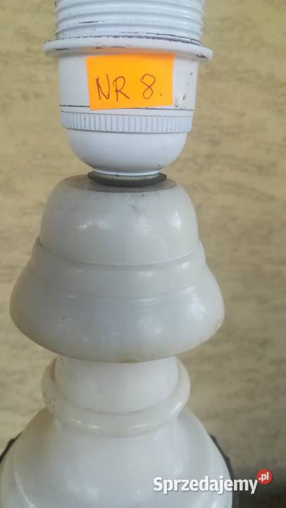 Lampka 8 stylowa lampa stołowa nocna mosiężna Garwolin sprzedam