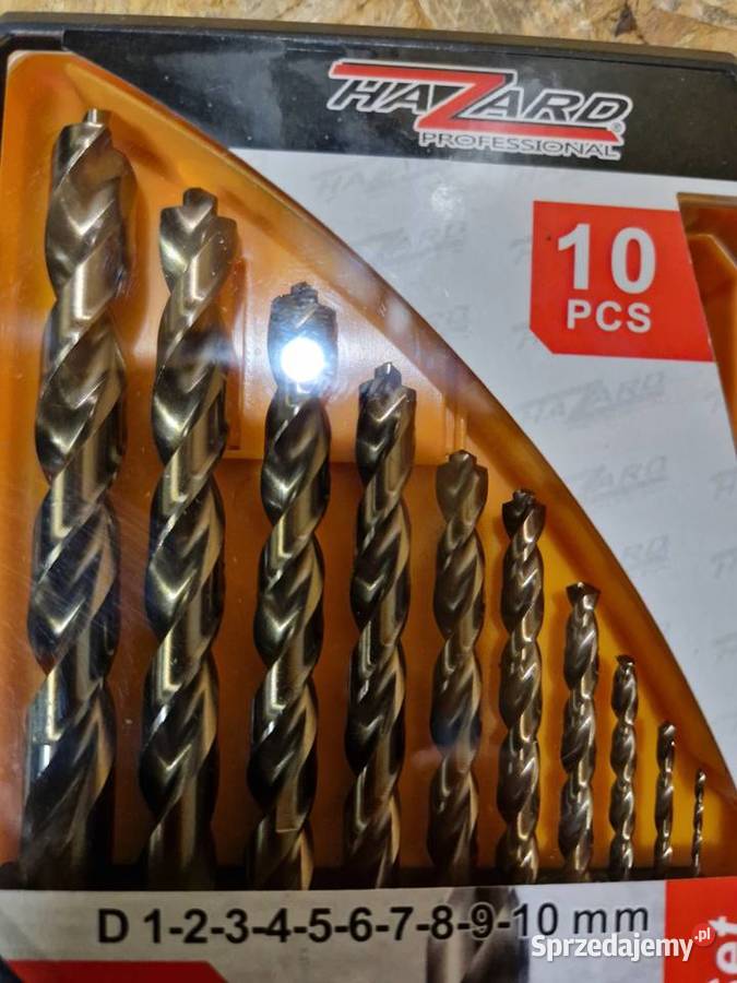 ZESTAW WIERTEŁ KOBALTOWYCH DO METALU