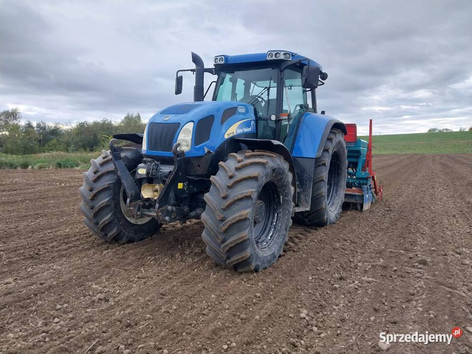 Ciągnik holland tvt 190 2004r pneumatyka isobus Tczew
