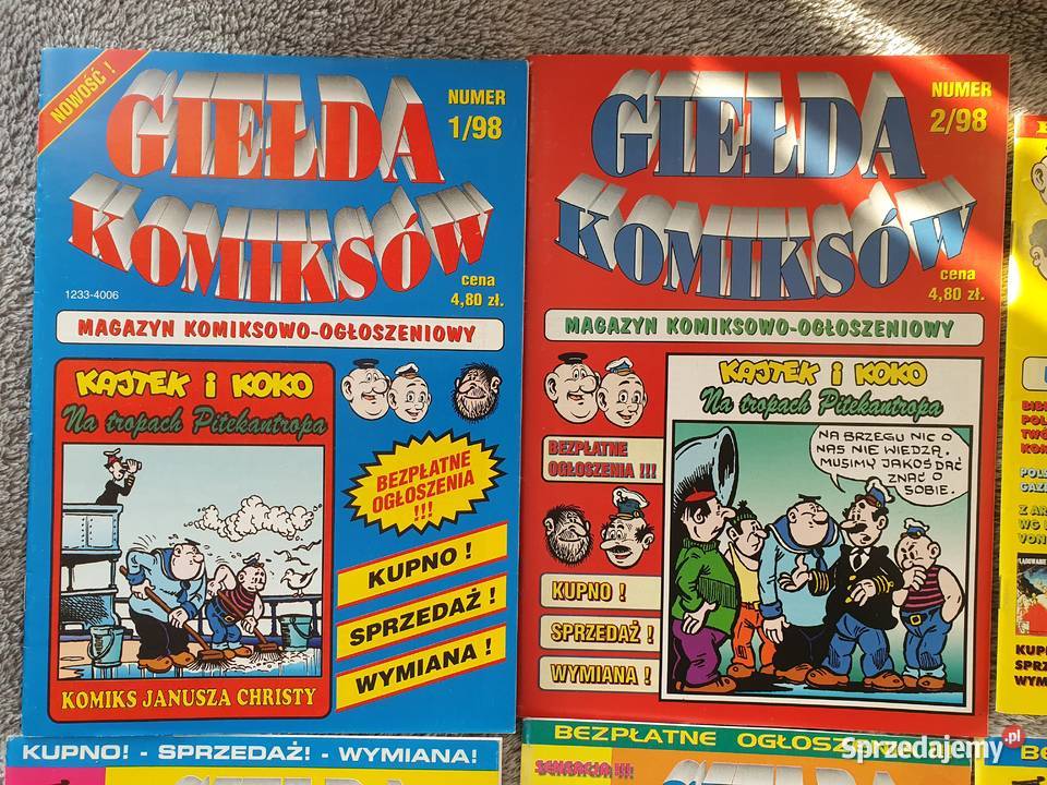 Giełda Komiksów zestaw 9 numerów stan b pomorskie Gdynia