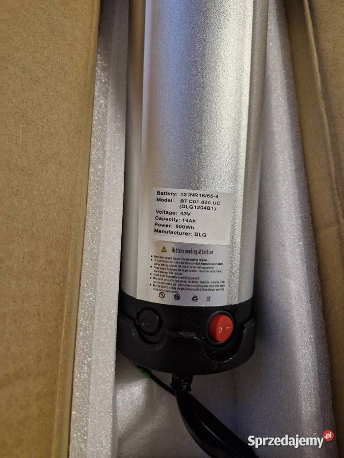 Bateria rowerowa 36v 14 Ah śląskie Katowice
