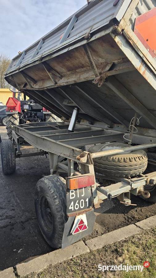 Przyczepa wywrotka d47 zarejestrowana d 732 mazowieckie Siedlce