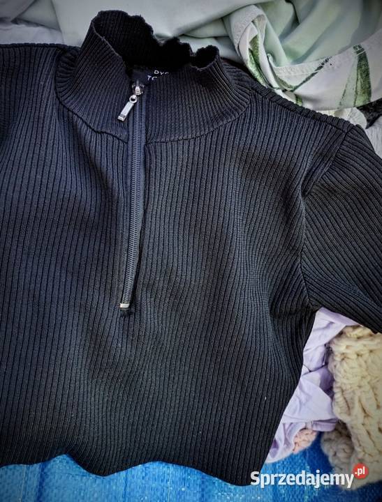 Czarna krótka bluzka Trendyol M Bluzki i koszule Gorzów Wielkopolski