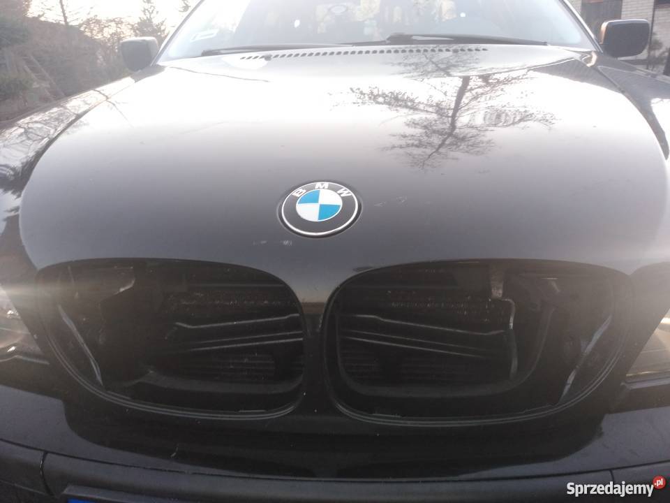 Maska pokrywa silnika BMW E46 coupe czarna Strzyżowiec