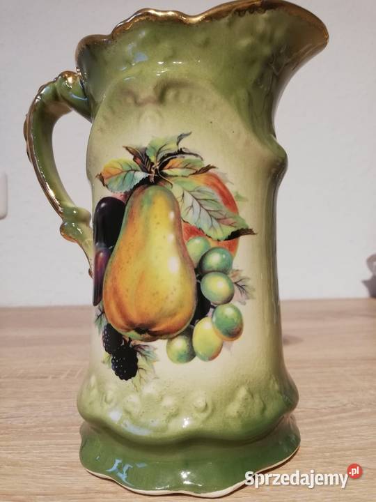 Porcelanowy dzbanek z uchem w owice Gorlice sprzedam