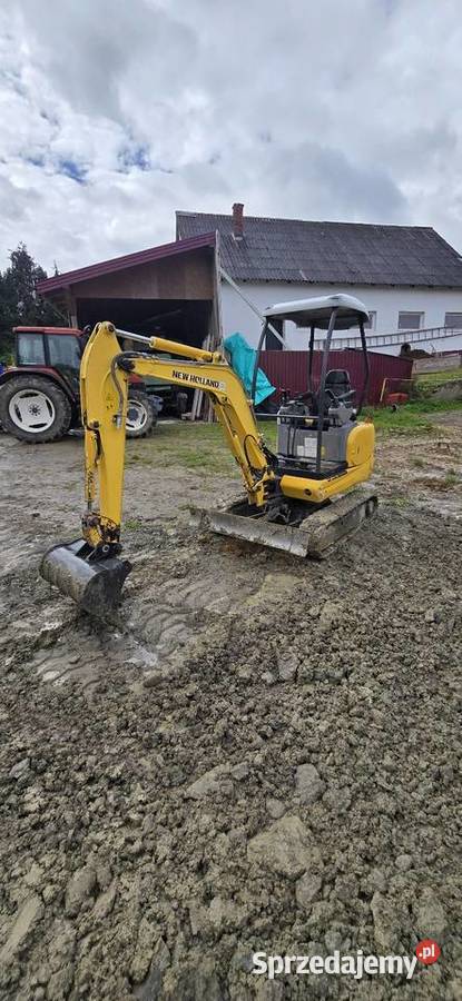 Minikoparka Holland e 18 r z 2008 roku 2300mtg Koparki Marcinkowice