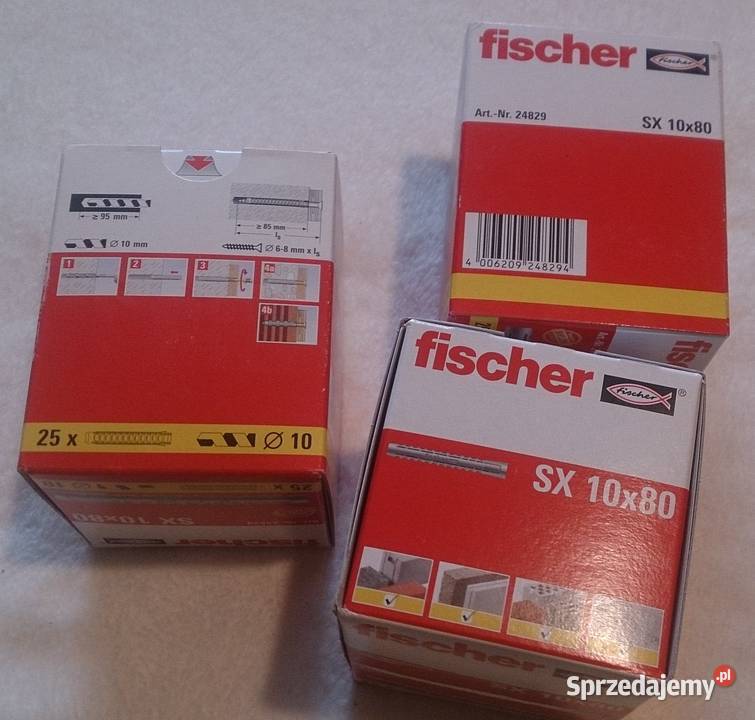 Kołek rozporowy Fisher SX 10x80 na sztuki śląskie Rogoźnik