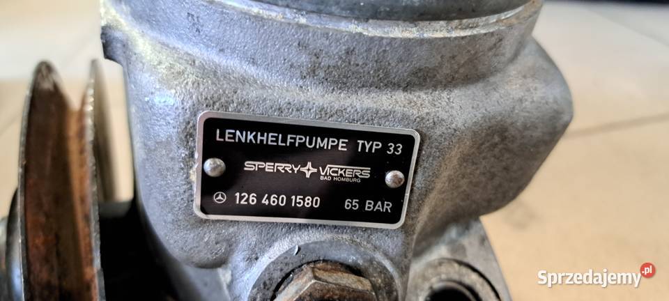 Pompa wspomagania Mercedes W116 W123 W126 osobowe Pompy wspomagania Luzino
