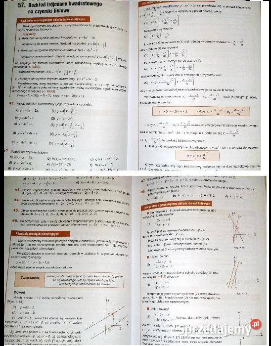 Matematyka kl 1 Zakres podst i rozszerzony S