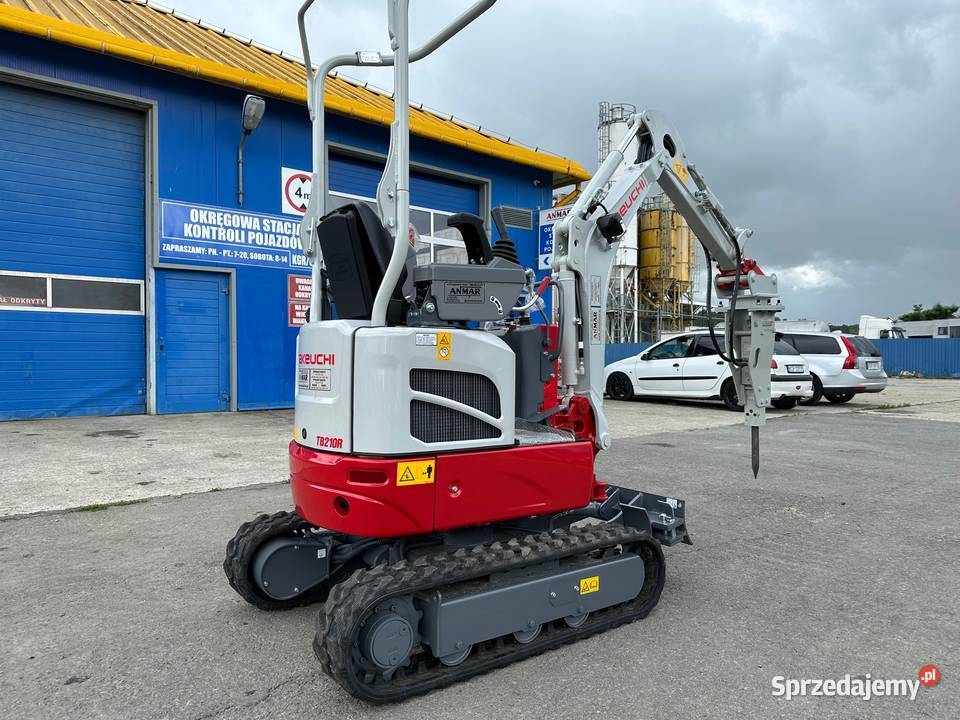 Nowa japońska mikro koparka Takeuchi TB210R małopolskie