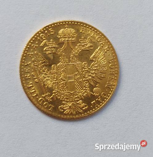 Złoty dukat austriacki 1915 złota moneta Pozostałe Kraków