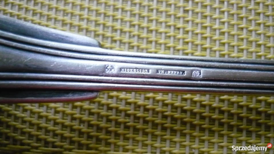 Łyżki posrebrzane śląskie Myszków