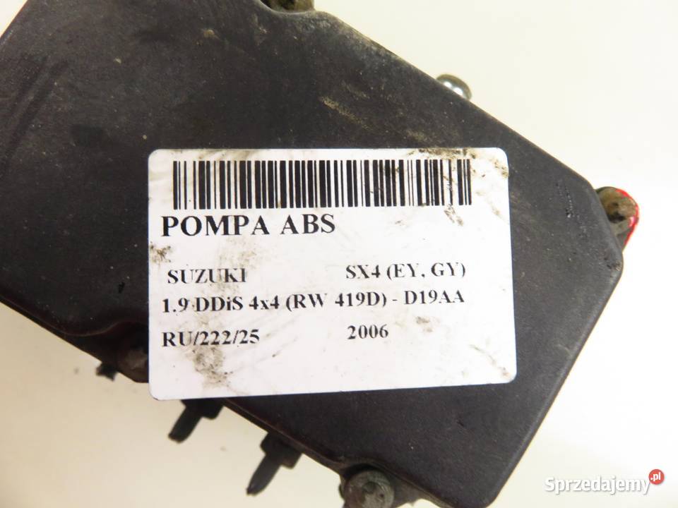 POMPA ABS SUZUKI SX4 0265800494 osobowe małopolskie