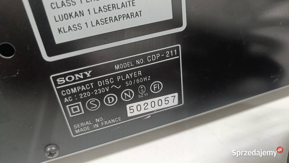 SONY CDP211 odtwarzacz CD Poznań