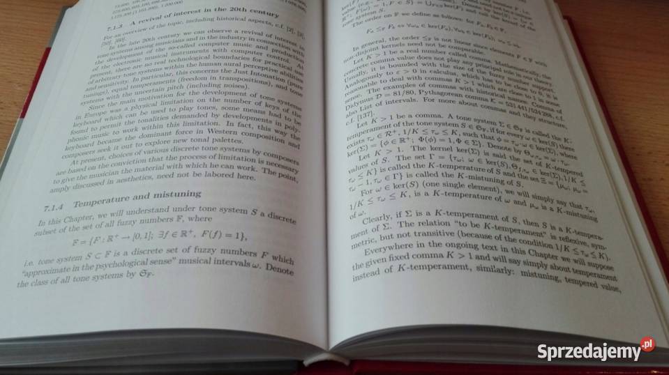 The mathematical theory of tone systems Jn Gdańsk