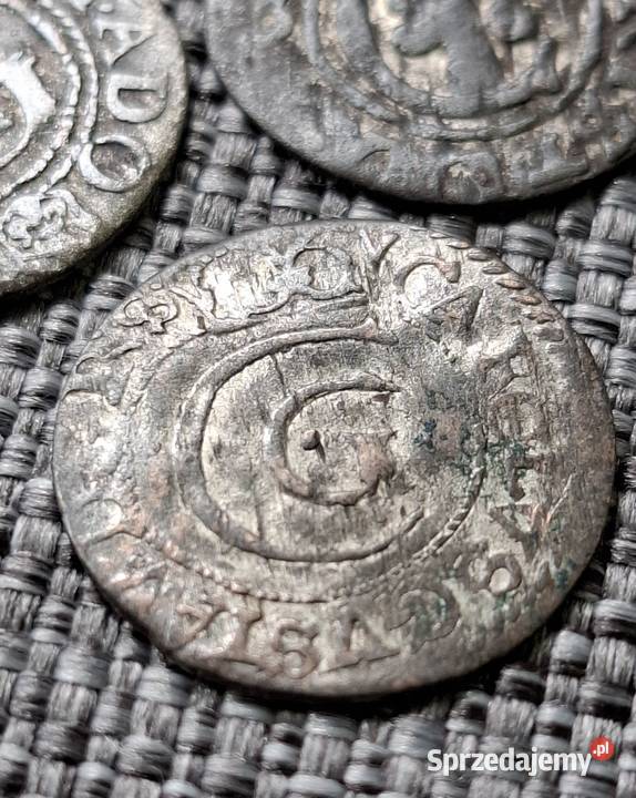 3 Szeląg inflancki Gustaw Adolf Krystyna Karol pomorskie