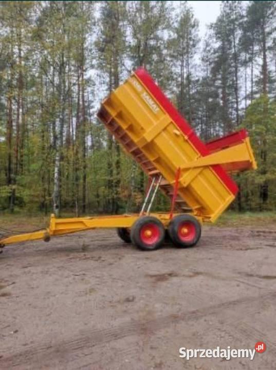 Przyczepa tandem skorupa 14t Przyczepy rolnicze Czarna Dąbrówka