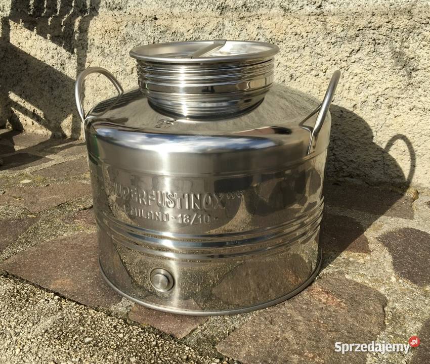 Zbiornik pojemnik 25L beczka inox whisky bimber Pojemniki na żywność Siemianowice Śląskie