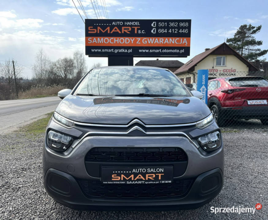 Citroen C3 Serwis Bezwypadkowy KLIMA Ledy światła do jazdy dziennej Rydułtowy