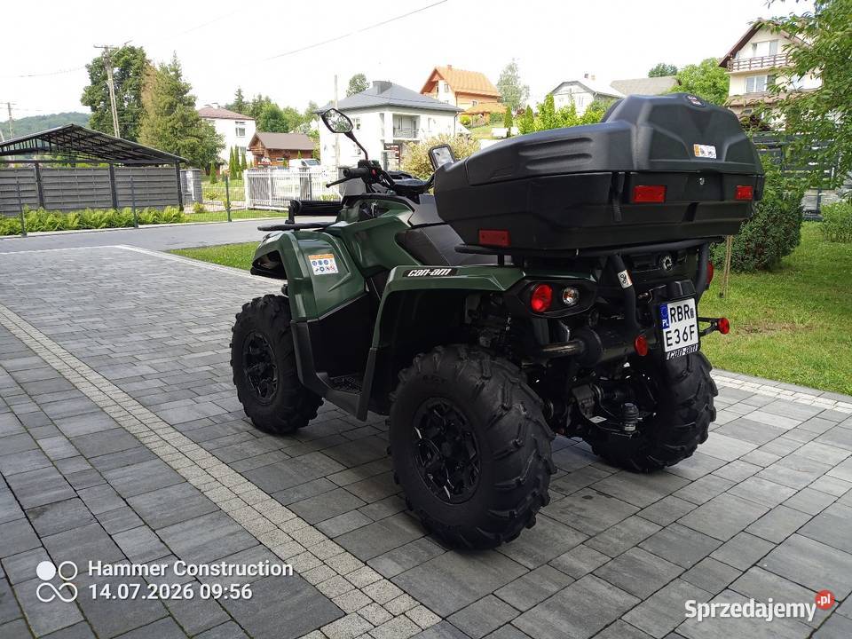 Can am Outlander 650 4x4 Idealny Stan 2022 podkarpackie Brzozów