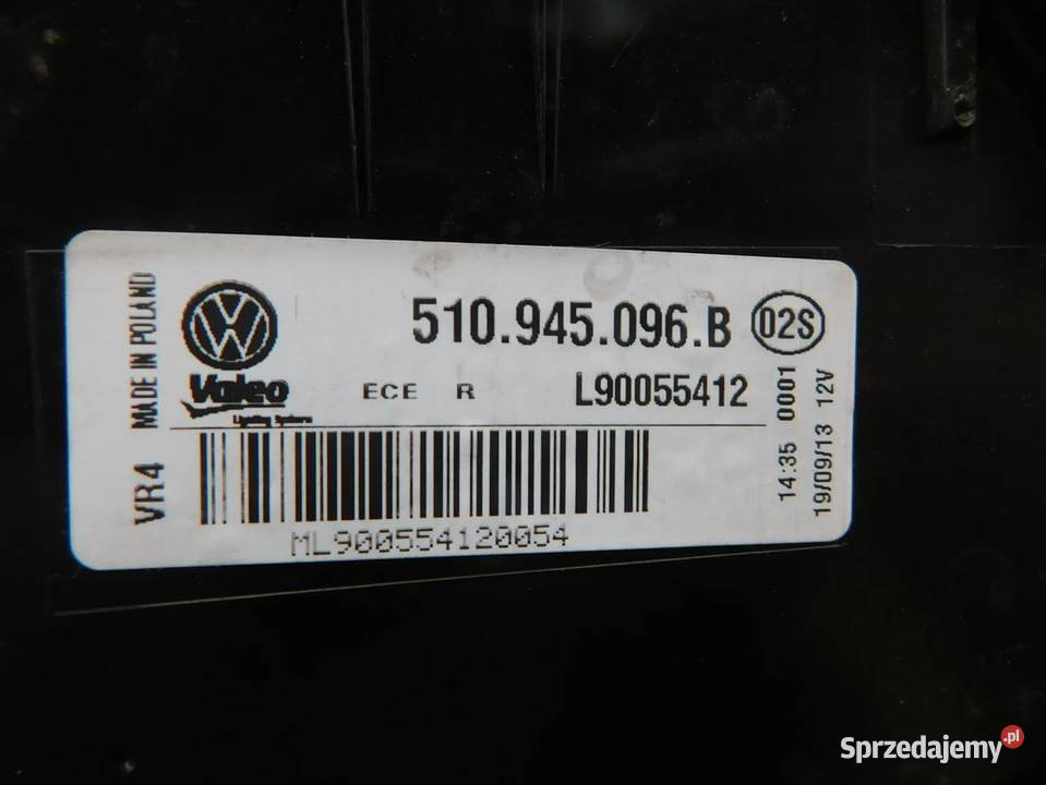 golf VII sport van lampa 34135 WYSYŁKA Pozostałe