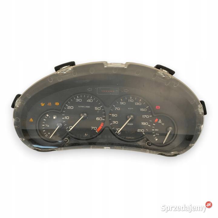 LICZNIK ZEGARY 9645096180 Peugeot 206 11 14 8V Części samochodowe