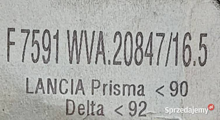 KLOCKI HAMULCOWE PRZÓD LANCIA DELTA I PRISMA 13 dolnośląskie Mielęcin