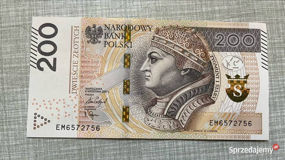 Banknot 200 RADAR ECHO stan UNCAU Kędzierzyn-Koźle sprzedam