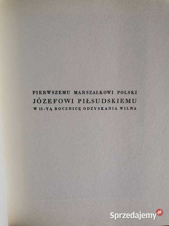 Wilno Jerzy Remer Rok wydania 1934 Kultura i Rozrywka