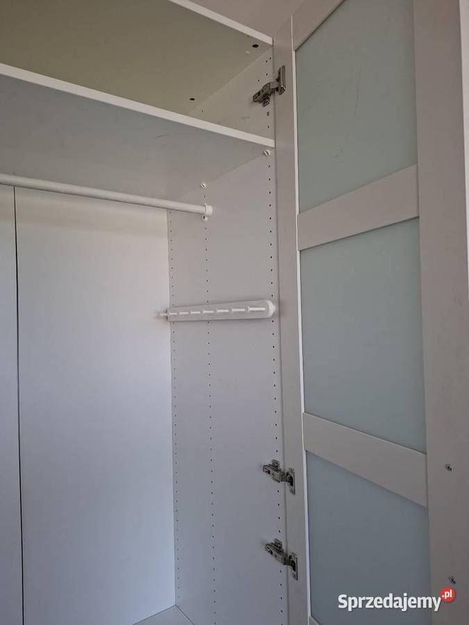 Szafa 3częsciowa szer 20m IKEA biały połysk Szafy i garderoby Małkinia Górna