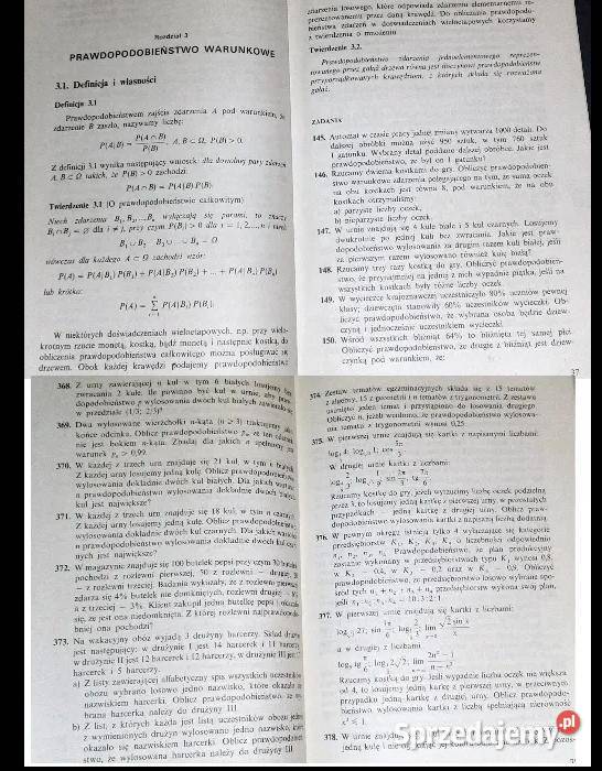 Zbiór zadań z rachunku prawdopodobieństwa S Chełm