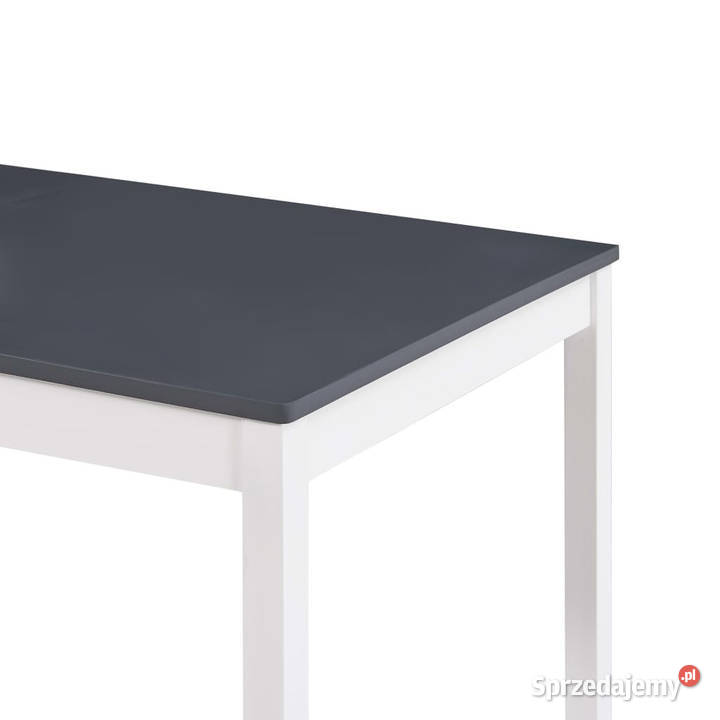 Stół do jadalni białoszary 180x90x73 drewno