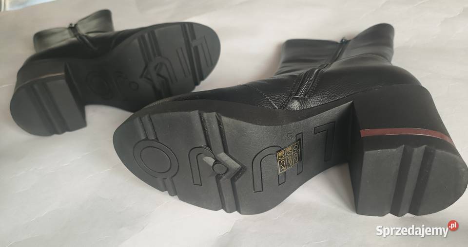 Liu Jo nowe botki czarne 37 skóra ekologiczna sprzedam