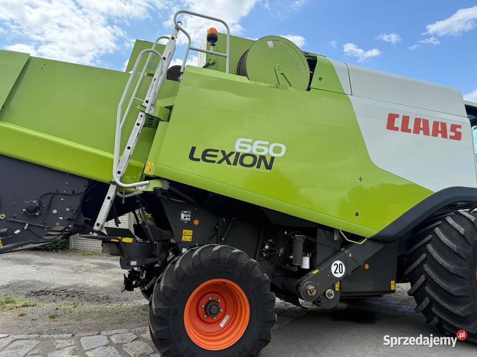 Kombajn zbożowy Claas Lexion 660 heder V750 pro Maszyny rolnicze Nowa Ruda sprzedam